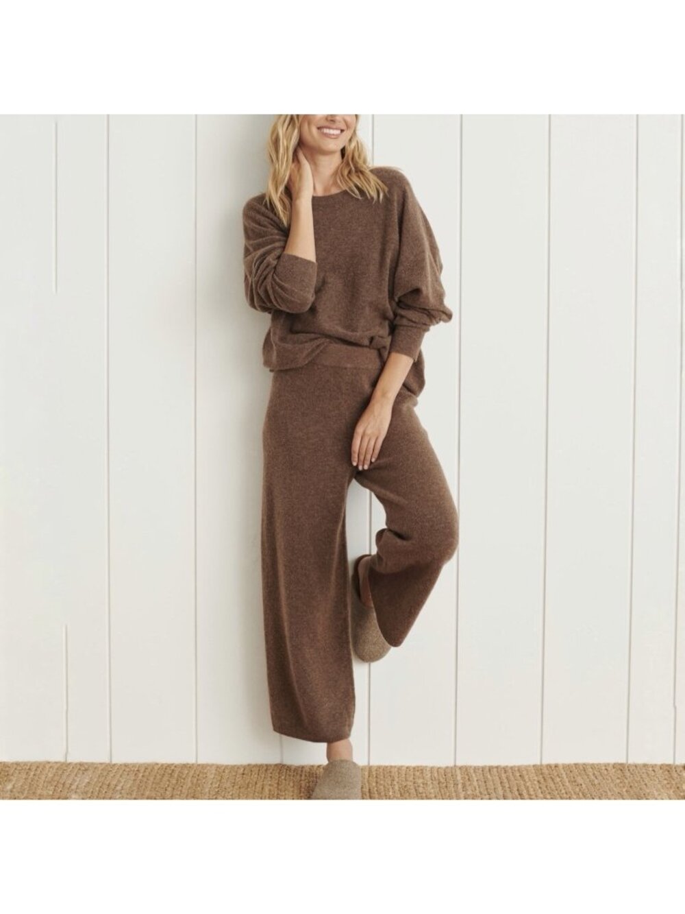 Jenni Kayne Marina Pullover Sweater (S) & Culottes Pants (M) Women’s Outfit Set